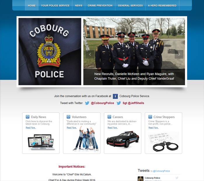 Police Services website